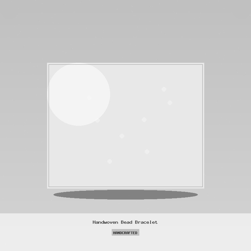 Handwoven Bead Bracelet