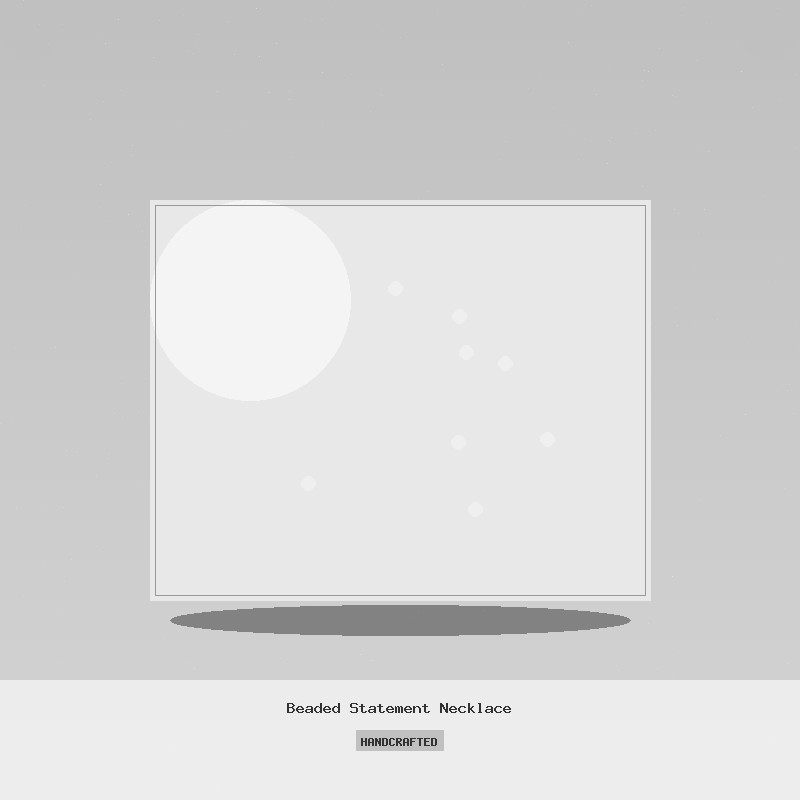 Beaded Statement Necklace