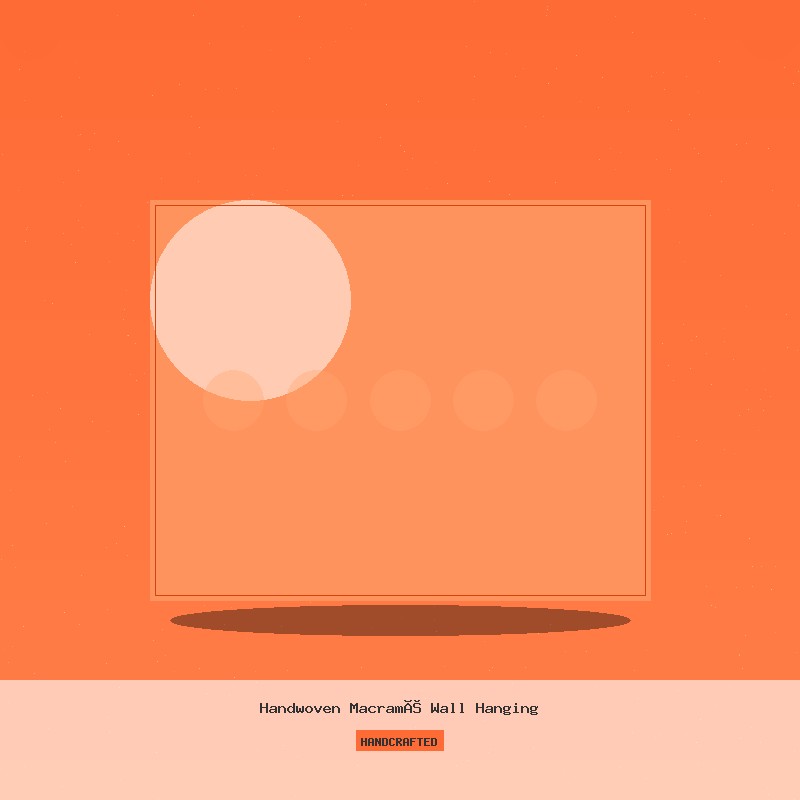 Handwoven Macramé Wall Hanging