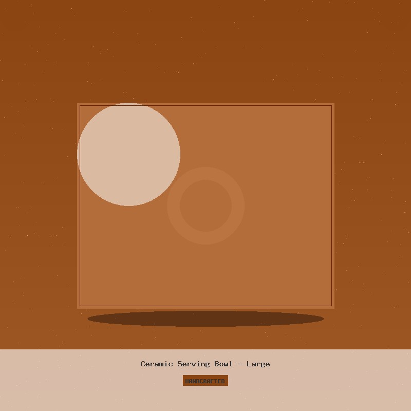 Ceramic Serving Bowl - Large