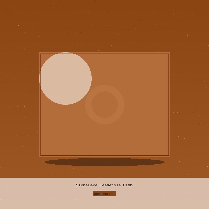 Stoneware Casserole Dish