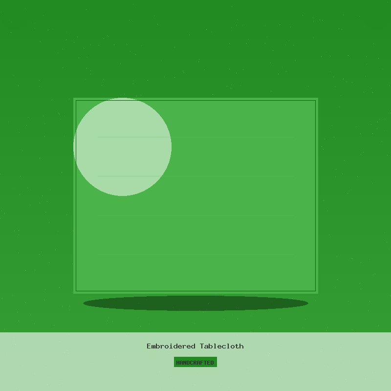 Embroidered Tablecloth