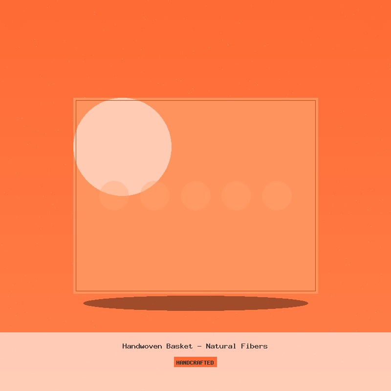 Handwoven Basket - Natural Fibers