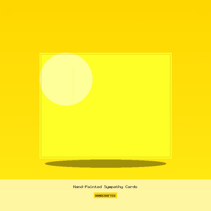 Hand-Painted Sympathy Cards