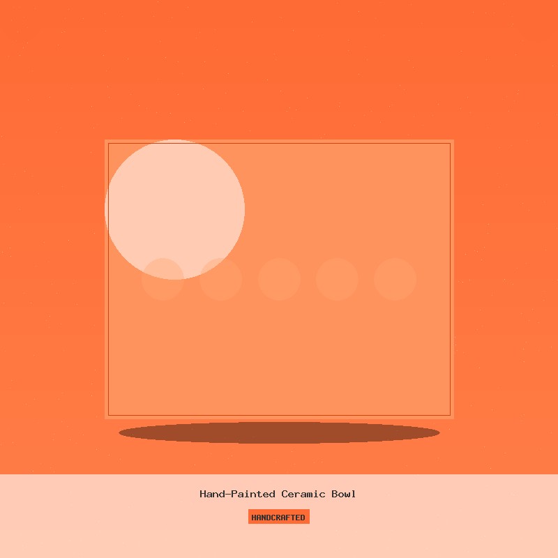 Hand-Painted Ceramic Bowl